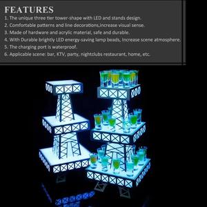 Recargable con control remoto <span class=keywords><strong>Moet</strong></span> Champagne LED Botella Presentador Portador Glorifier Display para Night Club - Product Image 4