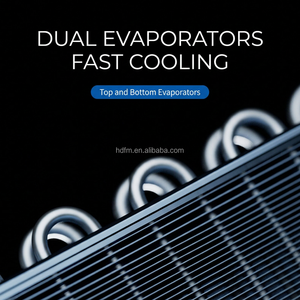 Refrigerador Comercial de Mostrador, Vidrio Templado de Una Sola Temperatura, Enfriamiento Directo, LED Digital para Alimentos Fríos - Product Image 3