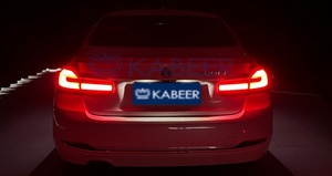 Feux arrière G38 noircis avec lentille rouge 12V, installation non destructive, pour F30/F35 2013-2019, état neuf, pour M3 F80 - Product Image 2