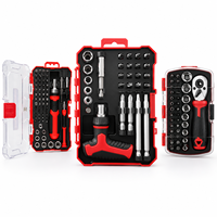 Juego de 38 Piezas de Destornilladores de Trinquete Portátiles con Extensión y Junta Universal en Estuche Rígido para Reparaciones Domésticas, OEM/ODM