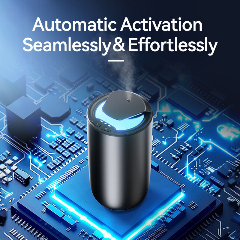 ORANGLES Rechargeable Smart Car Air Freshener | Luxury Portable Aroma Diffuser | Wholesale Custom Scent – orangles Qatar - detailed closeup view - illustrating benefits - Image 3 of 6 | created for all | Shop Rechargeable Smart Car Air Freshener | Luxury Portable Aroma Diffuser | Wholesale Custom Scent – orangles Qatar North Carolina | Free Shipping ORANGLES