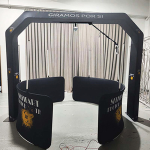 Photomaton 360° avec éclairage LED RVB, télécommande, en alliage d'aluminium pour appareil photo reflex et iPad, livraison gratuite en 48h - Product Image 6