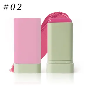 Großhandel Custom Logo Gesicht Glow Blush On Vegan Grausamkeit Free Single Maquill aje Make Up Blush Sticks