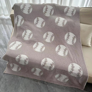 Coperta personalizzata con motivo da calcio, perfetta biancheria da letto leggera per una coperta sportiva da Rugby morbida <span class=keywords><strong>e</strong></span> calda <span class=keywords><strong>e</strong></span> felpata - Product Image 4