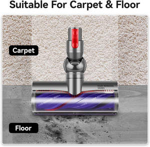 <span class=keywords><strong>Brosse</strong></span> de <span class=keywords><strong>sol</strong></span> à entraînement direct en ABS compatible avec les aspirateurs sans fil <span class=keywords><strong>Dyson</strong></span> V7 <span class=keywords><strong>V8</strong></span> V10 V11 V15, <span class=keywords><strong>brosse</strong></span> à rouleaux pour un nettoyage en profondeur - Product Image 5