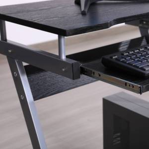 Di Động Máy Tính Bàn Với Bánh Xe Lăn Bàn Phím Khay Và Lưu Trữ Kệ Cho Nhà Văn Phòng - Product Image 5