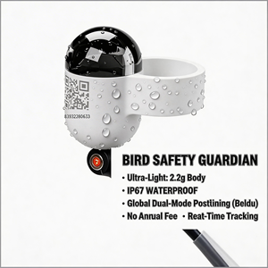 Anillo Rastreador GPS para Aves Pequeñas, Rastreador GPS Ultraligero para Palomas con Batería Recargable - Product Image 1