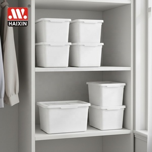 Contenedor Organizador de Plástico Haixin, Caja de Almacenamiento con Tapa para Armarios, Estantes, Organización de Aulas, Herramientas para Maestros, Almacenamiento de Juegos - Product Image 4