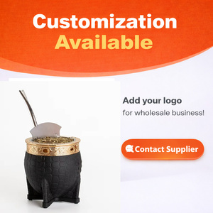 <span class=keywords><strong>Taza</strong></span> de Acero Inoxidable 304 para Mate Argentino, con Bombilla y Cepillo de Limpieza, Regalos Empresariales, Térmica - Product Image 6