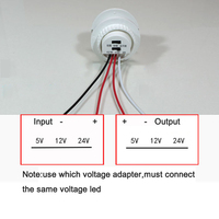 Bande lumineuse intelligente photosensible infrarouge à LED 4-6m Distance de détection Détecteur tactile inductif avec interrupteur à détecteur de mouvement PIR