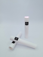 Portable 3W Rechargeable UV LED Lampe à ongles Portable One-Liner Sèche-linge avec affichage LED Matière plastique Flash Colle Gel Polish Lamp