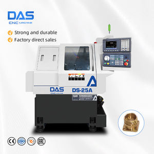 ISO 9001 Gecertificeerd DS-25A Precisie Cnc Horizontale Draaibank 25Mm * 230Mm Vlakke Bed 380V Syntec/Fanuc Controlesysteem Voor Eu Market - Product Image 2
