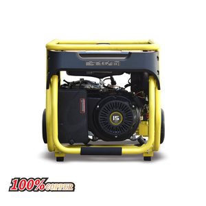 เครื่องกำเนิดไฟฟ้าดีเซลแบบพกพา 3 กิโลวัตต์ เฟสเดียว ดีไซน์โครงเปิด สตาร์ทด้วยรีโมท ขดลวดทองแดงแท้ เครื่องยนต์ 4 จังหวะ ระบายความร้อนด้วยอากาศ - Product Image 4