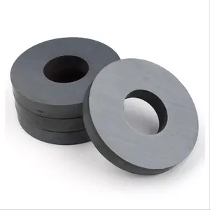 Popular imanes de ferrita magnet 40mm permanent ceramic ring magnet for sale