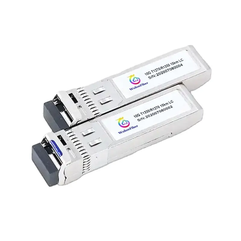 10G SFP + BIDI módulo ótico SFP 10G do preço do módulo do transceptor SFP do conector do módulo do WDM LC 1270nm/1330nm