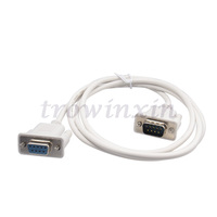 Cable de serie RS232 DB9, RS-232, convertidor macho a hembra
