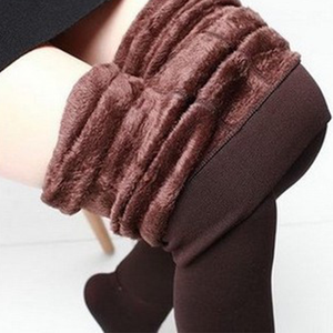 Collant che Snelliscono le Gambe e Mantengono il Calore in Inverno, Spessore in Pile Perlato per il Massimo Calore, Pantaloni Imbottiti/<span class=keywords><strong>Leggins</strong></span> Intero - Product Image 4