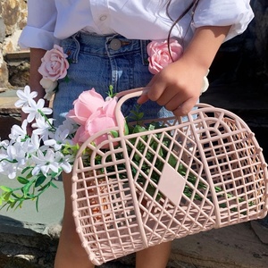 New arrivals kids purse plastic basket bag jelly purse women handbags for women kids bag for girl bags to match kids clothing