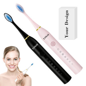 Brosse à dents électrique professionnelle pour nettoyage buccal en profondeur, 300 mAh, machine de nettoyage des dents intelligente, 6 modes, brosse à dents vibrante portable - Product Image 1