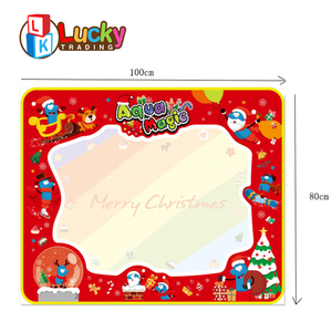 Lucky Toys 100*80cm Coolplay Alas Gambar Air Matras Mewarnai Doodle Mat OEM Mainan Melukis Matras Doodle Ajaib yang Dapat Dihapus untuk Anak-Anak - Product Image 2