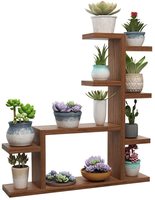 Étagère en bois pour plantes, fait sur mesure, plusieurs pots, accessoire de jardin et d'extérieur, salon, balcon