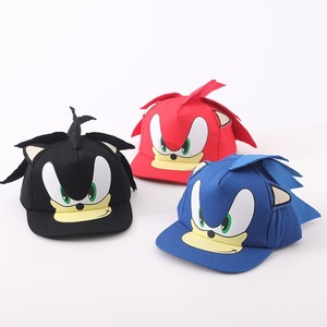 Casquettes de baseball sportives unisexes 5 panneaux pour enfants, style streetwear, casquettes hip-hop à visière plate Sonic Mouse pour garçons et filles - Product Image 2