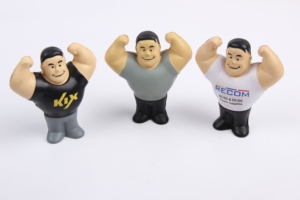 Balle anti-stress en mousse PU avec logo personnalisé, forme de personnages de super-héros, jouet anti-stress pour la promotion - Product Image 3