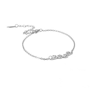 Bracciale Trendy in Acciaio Inossidabile Placcato Oro 18K con Zampa di Cane, Gatto o <span class=keywords><strong>Orso</strong></span>, Gioielli all'Ingrosso - Product Image 2
