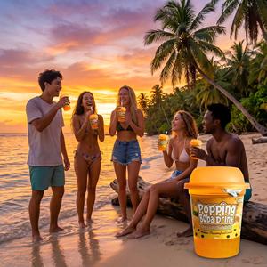 Boba Éclatante Mangue-Passion 280ml avec Paille Incluse – Meilleure Vente |   Boissons gazeuses exotiques RTD prêtes à boire, de qualité éprouvée pour les supermarchés, vente en gros directe usine - Product Image 4