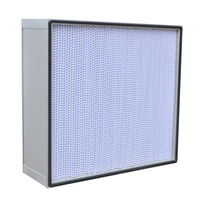 Filter HEPA Box Filter Efisiensi Tinggi 99,99% Filter Udara Desain Partisi Gelombang Pemisah Filter Aluminium Foil