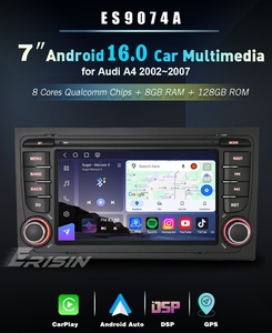 วิทยุติดรถยนต์ระบบ Android 16 ขนาด 7 นิ้ว 8GB 128GB สำหรับ <span class=keywords><strong>Audi</strong></span> A4 S4 RS4 B7 B9 8E 8F <span class=keywords><strong>RNS</strong></span>-<span class=keywords><strong>E</strong></span> รองรับ Wireless CarPlay Android Auto GPS DAB+ DSP - Product Image 1