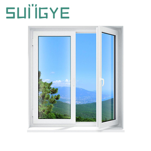 Fenêtre et porte à battant SUNGYE en aluminium à rupture de pont thermique, triple vitrage, double vitrage, pour maison passive, avec verre inclinable et orientable - Product Image 1