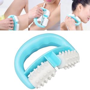Mini rouleau de massage anti-cellulite portable pour le visage et les pieds avec activation manuelle du sac - Product Image 6