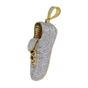 Pendentif Hip Hop Exclusif en Diamant de Laboratoire Premium, Argent Sterling 925 Plaqué Rhodium, Collier Scintillant Effet Glacé, Charme de Luxe - Product Image 3