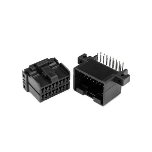 174053-2 TE tipo placa PCB extremo Pin asiento elevador de ventana montaje carcasa de plástico enchufe cabeza macho 16 pines - Product Image 5