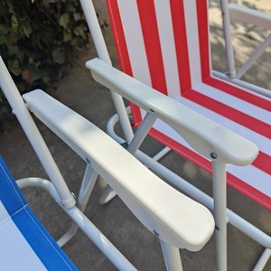 Chaise de plage pliable de <span class=keywords><strong>camping</strong></span> et de pêche en plein air au design minimaliste NB-FAVOUR avec dossier multicolore en option - Product Image 6