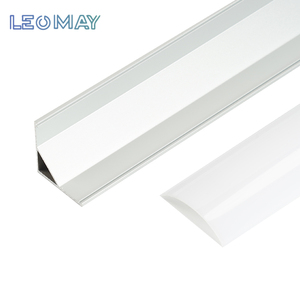 Ue In magazzino vendita calda 90 gradi angolo LED profilo In alluminio con copertura PC a forma di <span class=keywords><strong>V</strong></span> canale LED In alluminio - Product Image 3