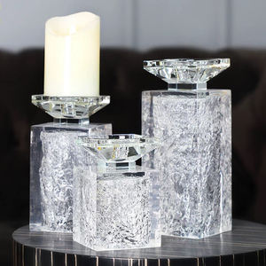 Vela transparente, candelabro acrílico para centros de mesa de boda, candelabro acrílico para velas - Product Image 3