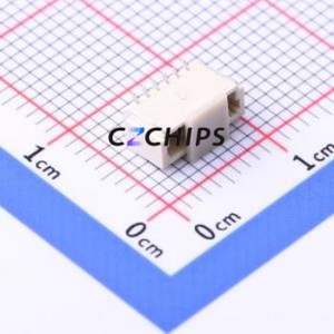 1.0-6PS Wire-to-Board Pin Header SMD,P=1mm Connector ( Pin Structure: 1x6P )( Pitch: 1mm )( Mounting Type: Vertical Mount ) - Product Image 1