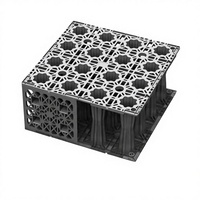 Module de stockage d'infiltration d'eau de pluie pour terrains de football européens en gazon, avec caisses de drainage souterraines en PP de taille 500*1000