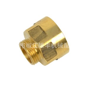 Écrou de connexion en laiton M10x1, précision 1 mm, usinage CNC, traitement de surface personnalisable - Product Image 5