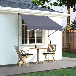 Thân thiện với môi gấp nơi trú ẩn bền chống gió mái hiên dày vật liệu hợp kim nhôm và vải Polyester mật độ cao - Product Image 1