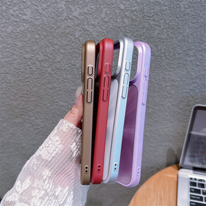 เคสโทรศัพท์ลายเลเซอร์แบบเรเดียลคุณภาพสูงสำหรับ iPhone 18 17 16 15 Pro Max ขอบเคลือบไฟฟ้า ป้องกันการกระแทก - Product Image 3