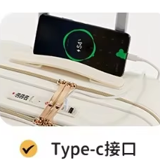 Valise à roulettes pour enfants Gettbetter, dessin animé, personnalisée, nouvelle collection 2025, 20 pouces, 4 roues, avec serrure TSA, interface USB - Product Image 6