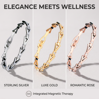 Guérison Femme Scalaire Négation Ion Sapin Énergie Bracelet En Acier Inoxydable Bio Énergie Magnétique Bracelet De Soins De Santé