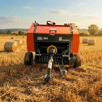 Presse à balles de foin Weifang Teramaxx DRS850 homologuée CE pour les exploitations agricoles familiales, avec un kit complet de pièces de rechange