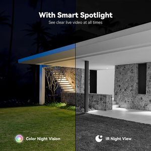 Cámara de Seguridad UBOX 2K 3MP con Visión Nocturna a Color, Cámara WiFi para Exteriores, PTZ <span class=keywords><strong>360</strong></span>°, Alarma de Movimiento, Almacenamiento en la Nube y SD - Product Image 5