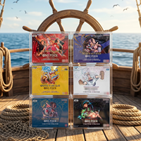 Boîte de présentation en acrylique transparente pour One Piece OP 07 Double Legend Booster Box, boîte de rangement protectrice transparente