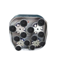 Disques de polissage diamantés en résine premium 80/100 mm, granulométrie 50-3000, épaisseur 10 mm, pour béton, granit, marbre, quartz (utilisation humide/sèche) – OEM Bolide