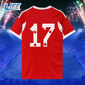 เสื้อฟุตบอลเยือน บาเยิร์น มิวนิค รุ่นพิเศษสีขาว หมายเลข 2526 ลายธีมเมือง รุ่นแฟนบอล/นักเตะ หมายเลข 17 - Product Image 1